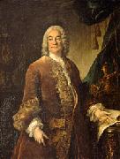 Louis Tocque Portrait of Charles Francois Paul Le Normant de Tournehem Sweden oil painting artist